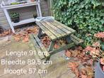 Leuke kinder picknick tafel, Tuin en Terras, Ophalen, Gebruikt, Hout