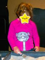 Design Heroes roze muis T-shirt, maat 2-4 jr=92/98, Kinderen en Baby's, Gebruikt, Meisje, Ophalen of Verzenden, Shirt of Longsleeve