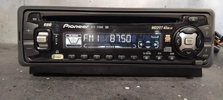 Pioneer Autoradio CD DEH - 3100R Youngtimer Oltdtimer Oltime, Auto diversen, Autoradio's, Zo goed als nieuw, Ophalen of Verzenden