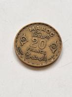 Munt Marokko 20 francs 1371, Ophalen of Verzenden