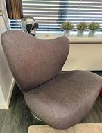 Mooie design stoel van grijs stof merk esprit, Huis en Inrichting, Ophalen, Gebruikt, Stof