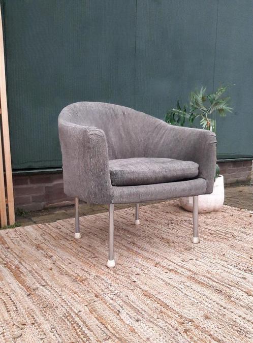 ARTIFORT 080 design fauteuil Kho Liang Ie 1963 kuipstoeltje, Huis en Inrichting, Fauteuils, Gebruikt, Metaal, Stof, 50 tot 75 cm