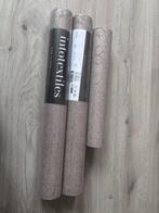 Intotextiles behang - 2 rollen + rest, Verzenden, Minder dan 10 m², Beige