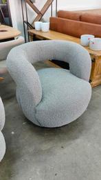 ⚠️LET OP⚠️Eleonora Fauteuil Sharon Boucle stof B-keuze, Ophalen, Nieuw, Metaal, Scandinavische