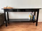 Zwarte wand bijzettafel te koop, Huis en Inrichting, Ophalen, Gebruikt, 50 tot 100 cm, Grenenhout