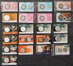 21 x coincard UNC en BU, Setje, Euro's, Ophalen of Verzenden, Koningin Beatrix