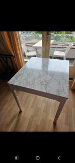 Witte IKEA eettafel  80x70 niet uitschuifbaar. Snel ophalen!, Huis en Inrichting, Tafels | Eettafels, Ophalen, Overige materialen