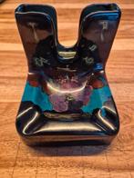 Plateel asbak met sigarettenhouder jaren 30, Antiek en Kunst, Ophalen of Verzenden