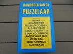 Handboek van de puzzelaar, Gelezen, HC van den Welberg, Ophalen of Verzenden, Overige onderwerpen