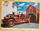 Brandweerauto 1912 Fire Engine, oude ansichtkaart ongebruikt, Verzamelen, Ansichtkaarten | Buitenland, Ongelopen, Ophalen of Verzenden