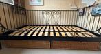1 persoonsbed, metaal, zwart, Ikea Meldal, Ophalen, Gebruikt, 90 cm, Eenpersoons