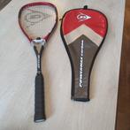 Dunlop squashracket, Sport en Fitness, Squash, Gebruikt, Ophalen of Verzenden, Met hoes