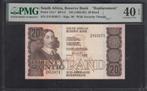South Africa 20 Rand 1982 Replacement Z/8  Graded 40 EPQ, Postzegels en Munten, Bankbiljetten | Afrika, Verzenden, Zuid-Afrika