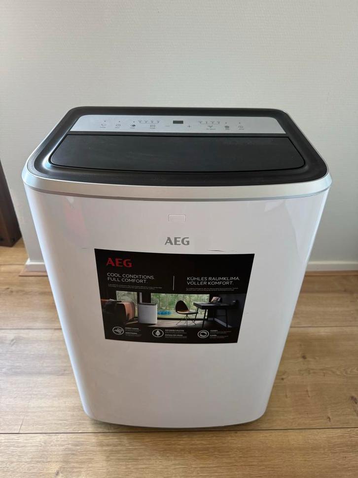 AEG AXP26U338CW Mobiele Airco - ZGAN, Witgoed en Apparatuur, Airco's, Zo goed als nieuw, Mobiele airco, Minder dan 60 m³, 3 snelheden of meer