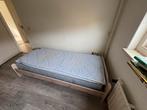 Eenpersoonsbed met matras, Huis en Inrichting, Slaapkamer | Bedden, Ophalen, Gebruikt, 90 cm, Eenpersoons