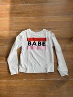 Witte trui BABE - Maat 146/152, Ophalen of Verzenden, Zo goed als nieuw, Coolcat, Meisje