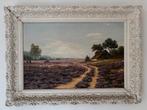 Heide landschap in gipsen lijst, Ophalen