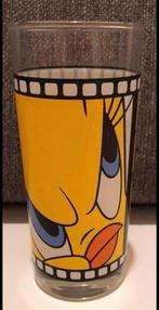 Vintage Tweety longdrink glas Warner Bros 1997 300 ml, Ophalen of Verzenden, Overige figuren, Zo goed als nieuw, Gebruiksvoorwerp