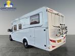 Dethleffs Trend T 7057 DBM Lengtebedden / Hefbed, Caravans en Kamperen, Standaard zit, Koelkast, 7 tot 8 meter, Bedrijf