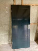 buitendeur massief hout H192.2xB82.4xD4cm met scharnieren, Doe-het-zelf en Verbouw, Deuren en Horren, Ophalen, Gebruikt, 80 tot 100 cm