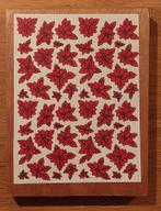 Vintage -
Grote stempel met bloemen, Hobby en Vrije tijd, Ophalen of Verzenden, Zo goed als nieuw, Houten stempel