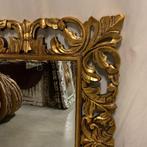 Barokspiegel – houten lijst goud- 120 x 90 cm- TTM Wonen, 50 tot 100 cm, 100 tot 150 cm, Rechthoekig, Ophalen of Verzenden