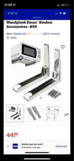 Nieuwe Magnetron Beugel - Steun voor Magnetron, Minder dan 50 cm, Wit, Nieuw, Ophalen of Verzenden