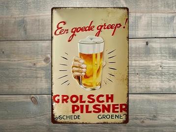 Reclamebord Grolsch Bier 20x30 beschikbaar voor biedingen