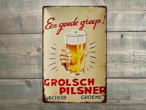 Reclamebord Grolsch Bier 20x30, Verzamelen, Merken en Reclamevoorwerpen, Zo goed als nieuw, Reclamebord, Ophalen of Verzenden