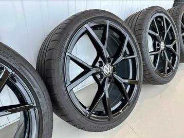 19'' VW Golf 8R GTI Estoril Zwart 5H0601025 Velgen Bridgesto beschikbaar voor biedingen