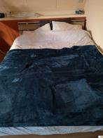 bed, Ophalen, Gebruikt, Bruin, Tweepersoons