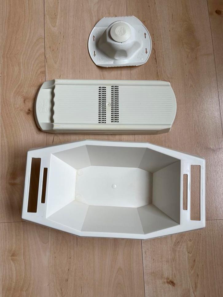 Borner Roko Rasp/Mandoline - Zo goed als nieuw!, Huis en Inrichting, Keuken | Keukenbenodigdheden, Zo goed als nieuw, Verzenden