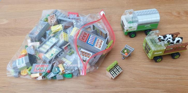 Bouwblokjes Plus Supermarkt met Auto's, Kinderen en Baby's, Speelgoed | Duplo en Lego, Ophalen of Verzenden