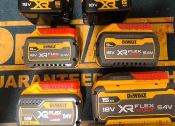 dewalt 18v 54v flexvolt 12ah accus  beschikbaar voor biedingen