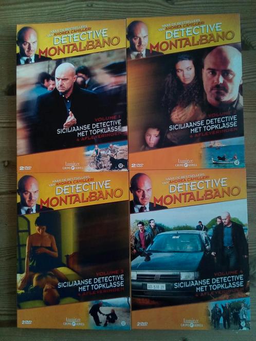 Detective Montalbano volume 1 tm 4 van de Siciliaanse serie, Cd's en Dvd's, Dvd's | Tv en Series, Zo goed als nieuw, Ophalen of Verzenden