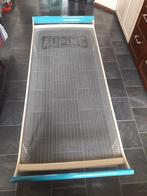 1 persoons metalen Auping kinderledikant, Huis en Inrichting, Slaapkamer | Bedden, Ophalen, Eenpersoons, Zwart, 190 cm of minder