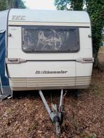 Tec Weltbummler met Voortent, Caravans en Kamperen, T.E.C., Disselslot, Particulier, Dwars-stapelbed