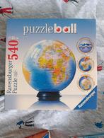 Ravensburger Puzzleball 540 stukjes - Wereldbol, Ophalen of Verzenden, 500 t/m 1500 stukjes, Zo goed als nieuw, Rubik's of 3D-puzzel