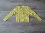 Name It vestje ajour geel maat 122/128 zgan, Meisje, Trui of Vest, Ophalen of Verzenden, Zo goed als nieuw