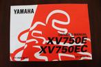 Yamaha XV750 E / EC 1992 motorcycle owner's manual, Motoren, Handleidingen en Instructieboekjes, Ophalen of Verzenden, Yamaha