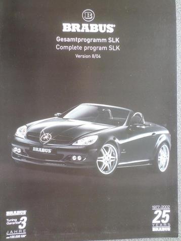 Mercedes Brabus SLK Brochure beschikbaar voor biedingen