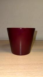 Plantenpot Dille&Kamille - aubergine rood, Tuin en Terras, Bloempotten, Ophalen, Rond, Zo goed als nieuw, Minder dan 25 cm