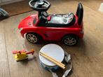 Speelgoed auto Mercedes, magneten helikopter en trommel, Ophalen, Gebruikt