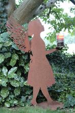 engel roest staal op plateau, Tuin en Terras, Ophalen, Nieuw, Nvt, Metaal