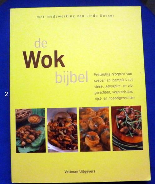 de wok/vega en sapbijbels kookboeken, Boeken, Kookboeken, Zo goed als nieuw, Ophalen