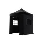 Partytent zwart 2x2 meter, inclusief zijwanden, Tuin en Terras, Partytenten, Ophalen, Opvouwbaar, Partytent, Minder dan 4 meter