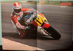 Poster Freddie Spencer Honda, Verzenden, Zo goed als nieuw, Motoren