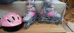 Verstelbaar Skeelers Rollerblade Maat 28- 32 + gratis helm, Ophalen of Verzenden, Verstelbaar, Gebruikt, Kinderen