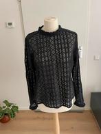 Costes maat 40 - doorschijnende blouse lichte stretch, Ophalen of Verzenden, Zo goed als nieuw, Maat 38/40 (M), Zwart