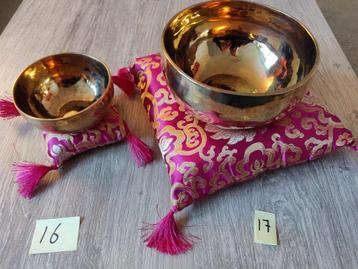 Handmade klankschalen met of zonder gravering (nieuw) beschikbaar voor biedingen